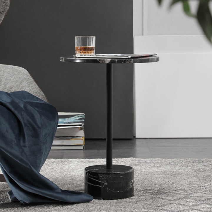 サイドテーブル|マーブル 北欧風 高級感 小型 選べる2色