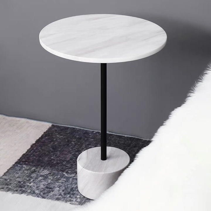 サイドテーブル|マーブル 北欧風 高級感 小型 選べる2色