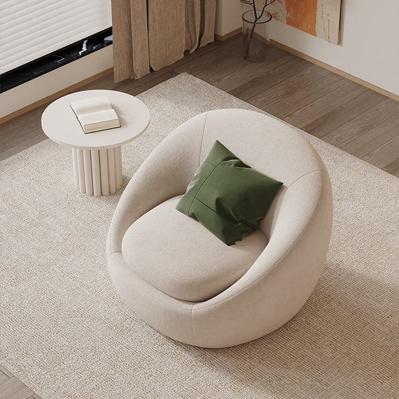 一人掛けソファ|クリーム風 モダンかわいい おしゃれ