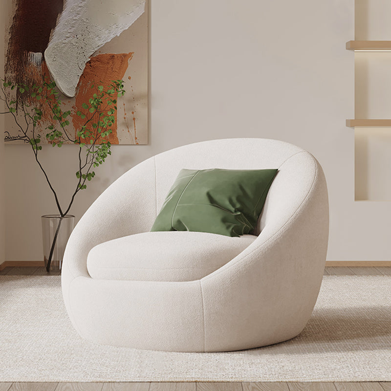 一人掛けソファ|クリーム風 モダンかわいい おしゃれ