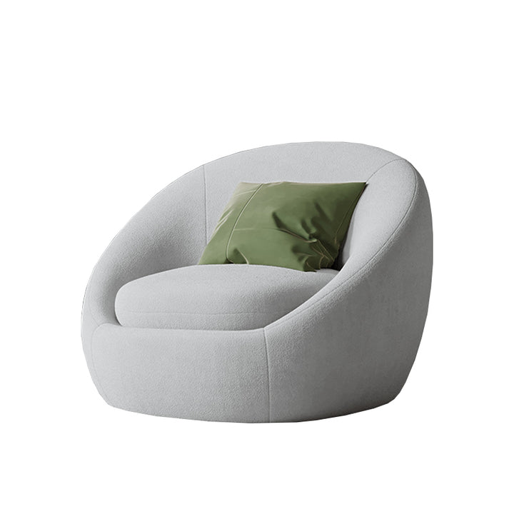 一人掛けソファ|クリーム風 モダンかわいい おしゃれ