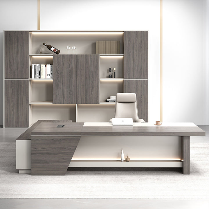 オフィスデスク・事務机|スタイリッシュ モダン L字型
