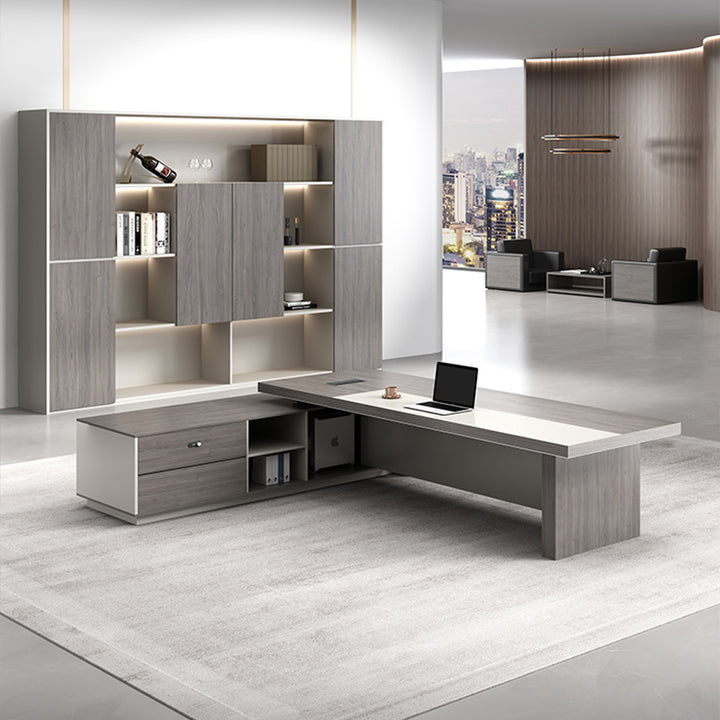 オフィスデスク・事務机|スタイリッシュ モダン L字型