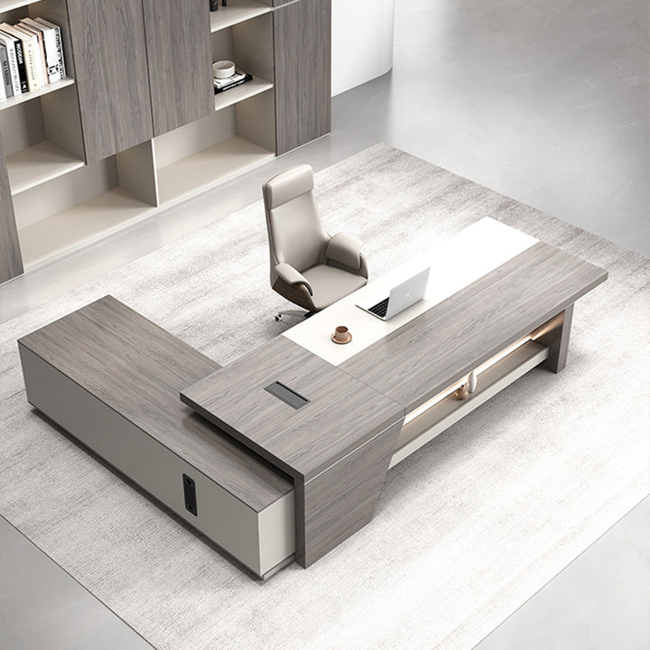 オフィスデスク・事務机|スタイリッシュ モダン L字型