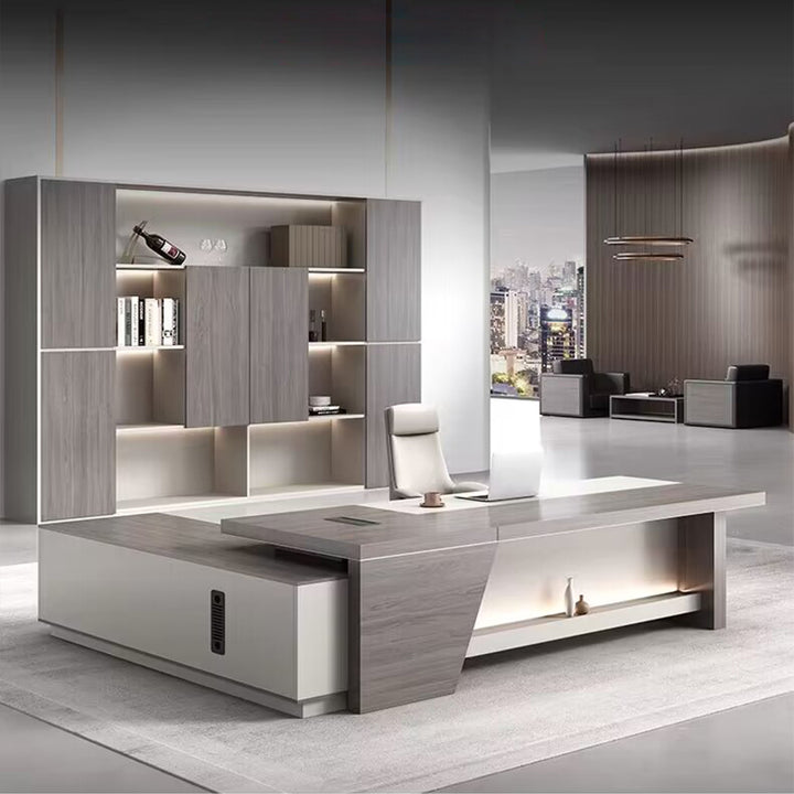 オフィスデスク・事務机|スタイリッシュ モダン L字型