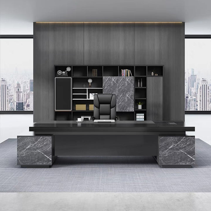 エグゼクティブデスク・社長机|モダン風 スタリッシュ 選べる7サイズ