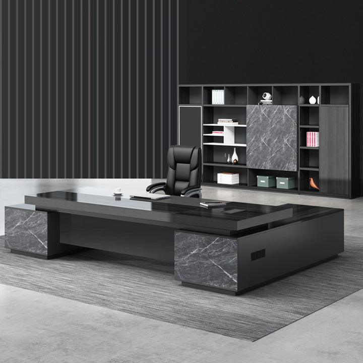 エグゼクティブデスク・社長机|モダン風 スタリッシュ 選べる7サイズ