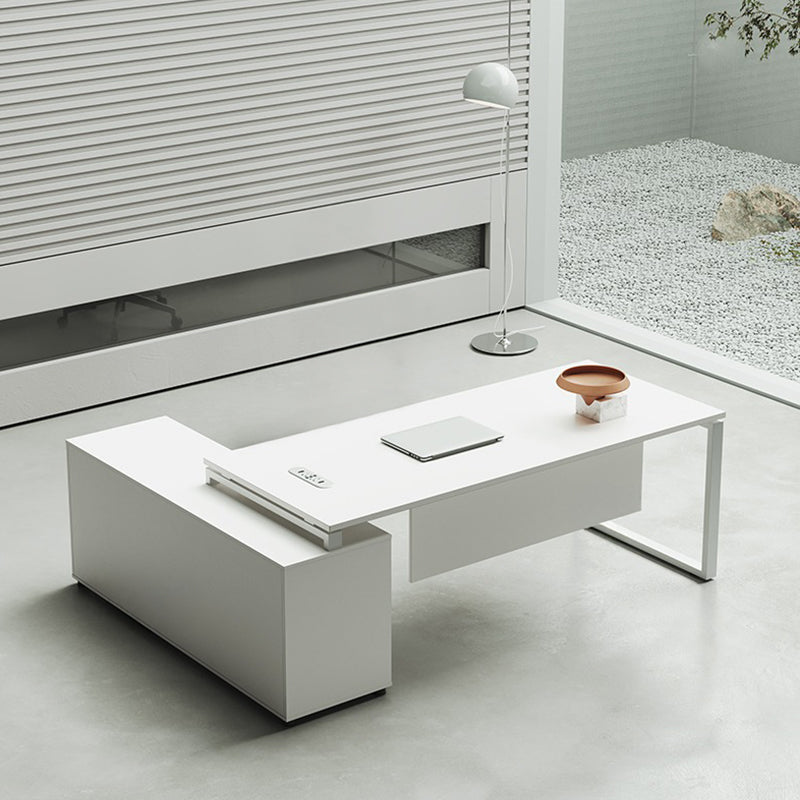 エグゼクティブデスク・社長机|エレガンス・ホワイト