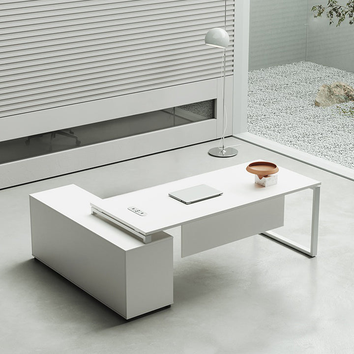エグゼクティブデスク・社長机|エレガンス・ホワイト