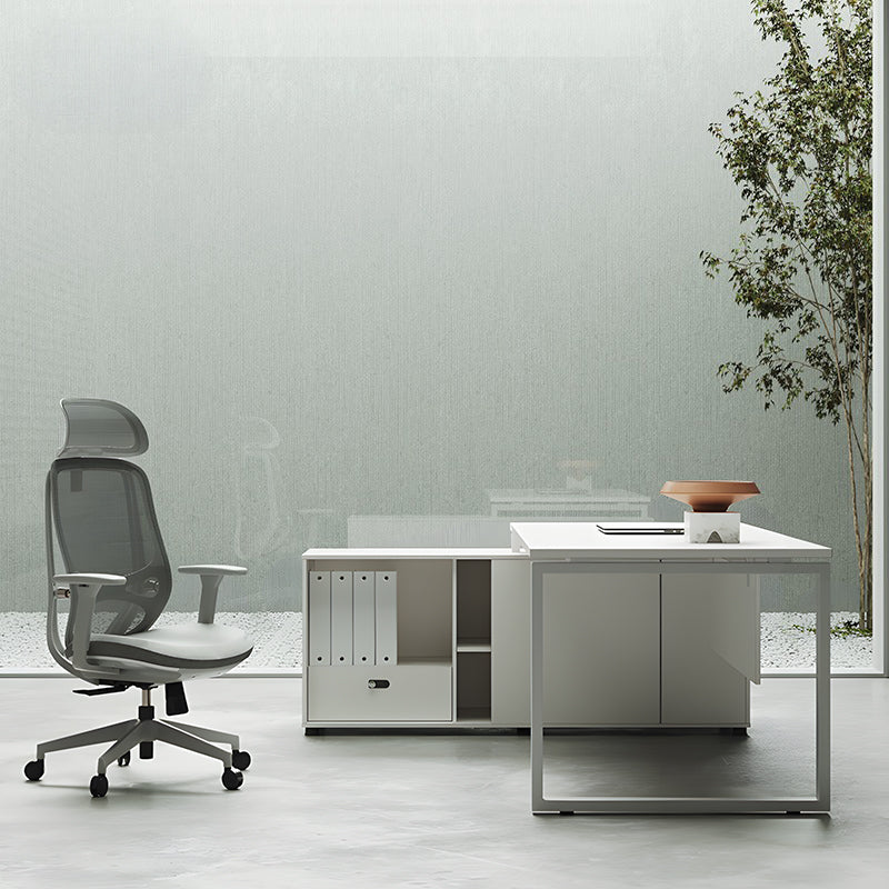 エグゼクティブデスク・社長机|エレガンス・ホワイト