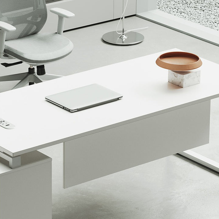 エグゼクティブデスク・社長机|エレガンス・ホワイト