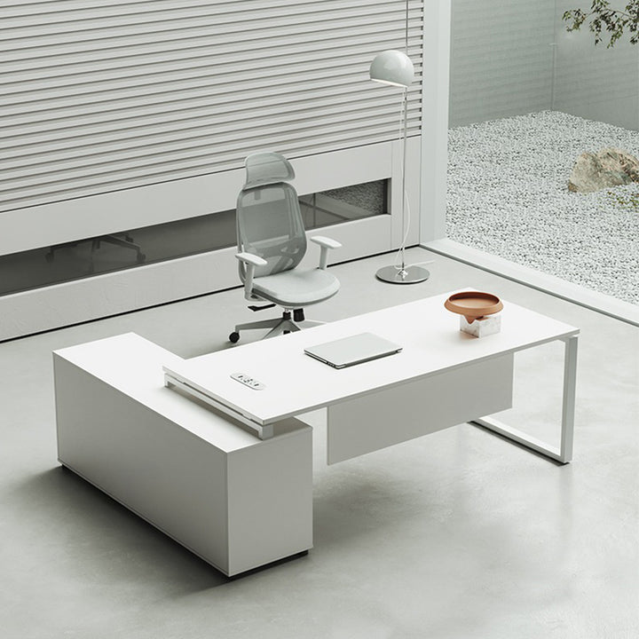 エグゼクティブデスク・社長机|エレガンス・ホワイト