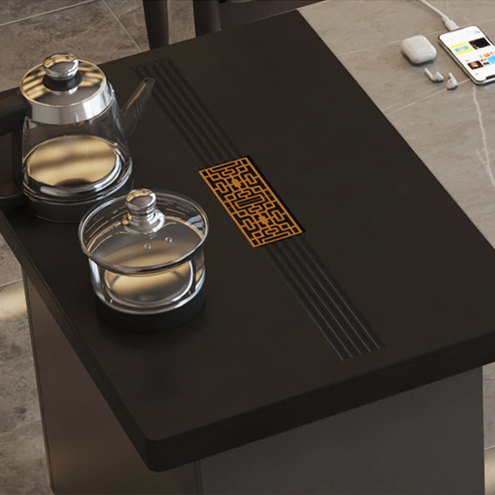 エグゼクティブデスク・社長机|シンプルモダン 高級感 茶盤付き