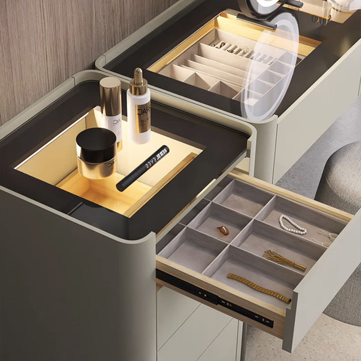 ドレッサー|モダン風  高級感 セット 選べる2種