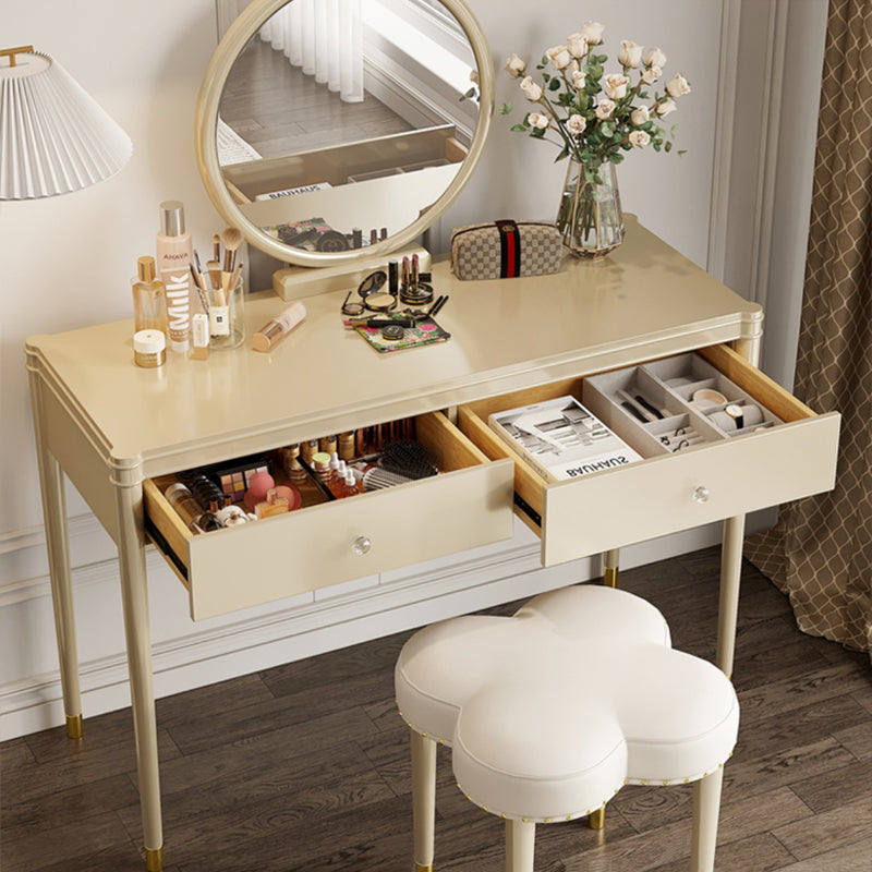 ドレッサー|クリーム風 かわいい 小型 セット