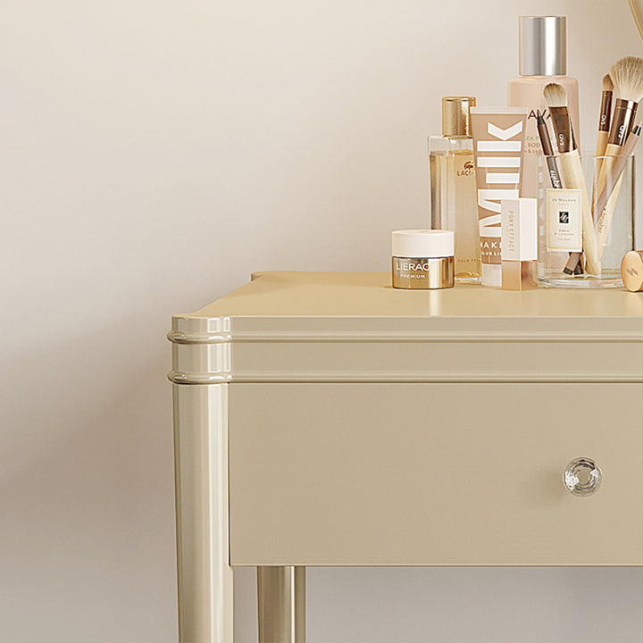 ドレッサー|クリーム風 かわいい 小型 セット