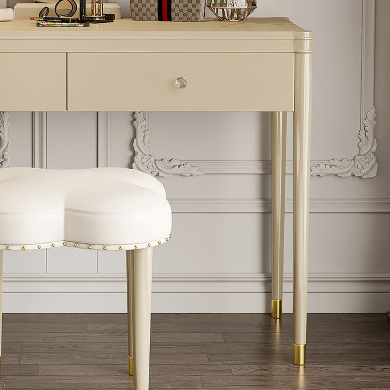 ドレッサー|クリーム風 かわいい 小型 セット