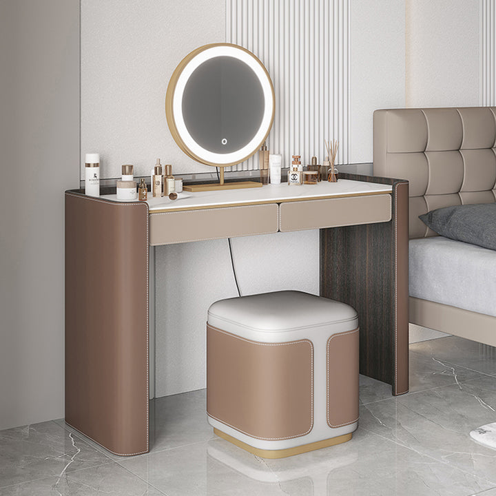 ドレッサー|高級感 シンプル セット 選べる2種