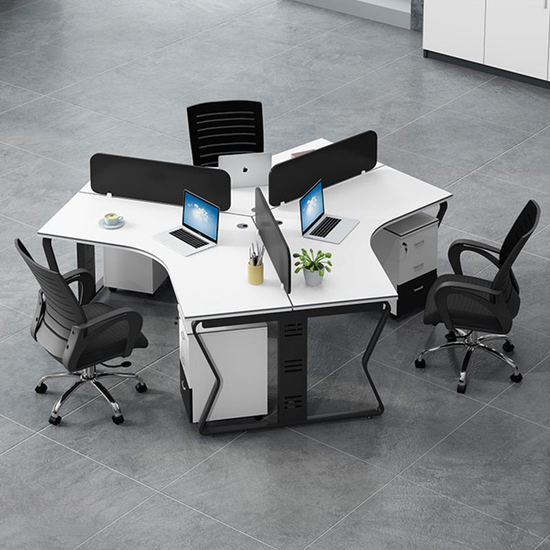 オフィスデスク・事務机|アーチ型 スタイリッシュ 組み換え自由