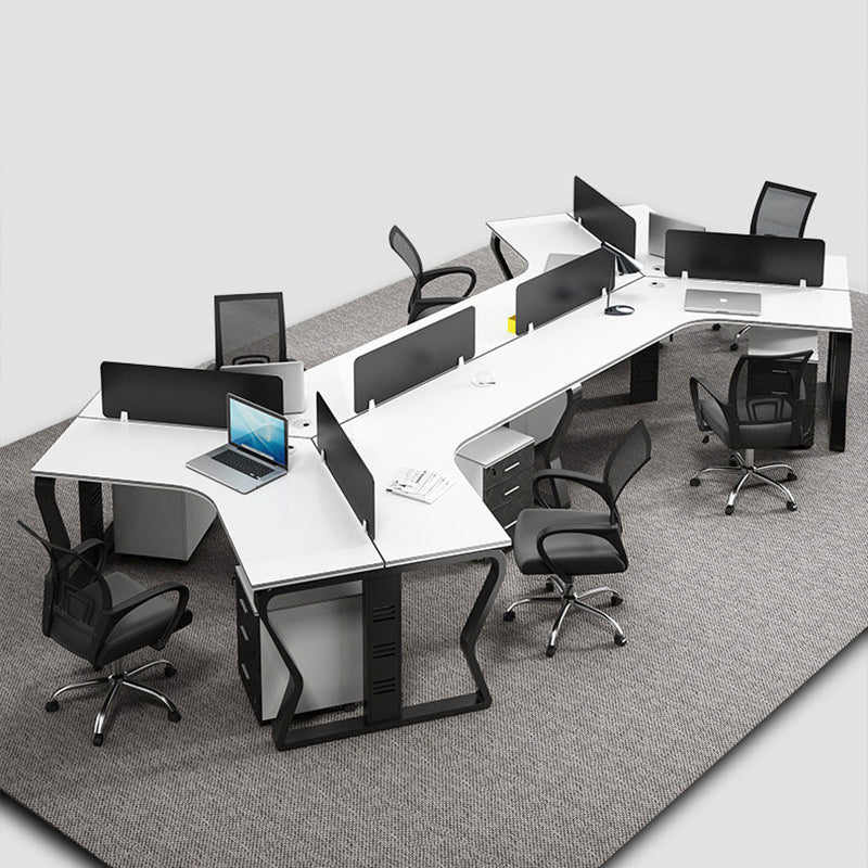 オフィスデスク・事務机|アーチ型 スタイリッシュ 組み換え自由