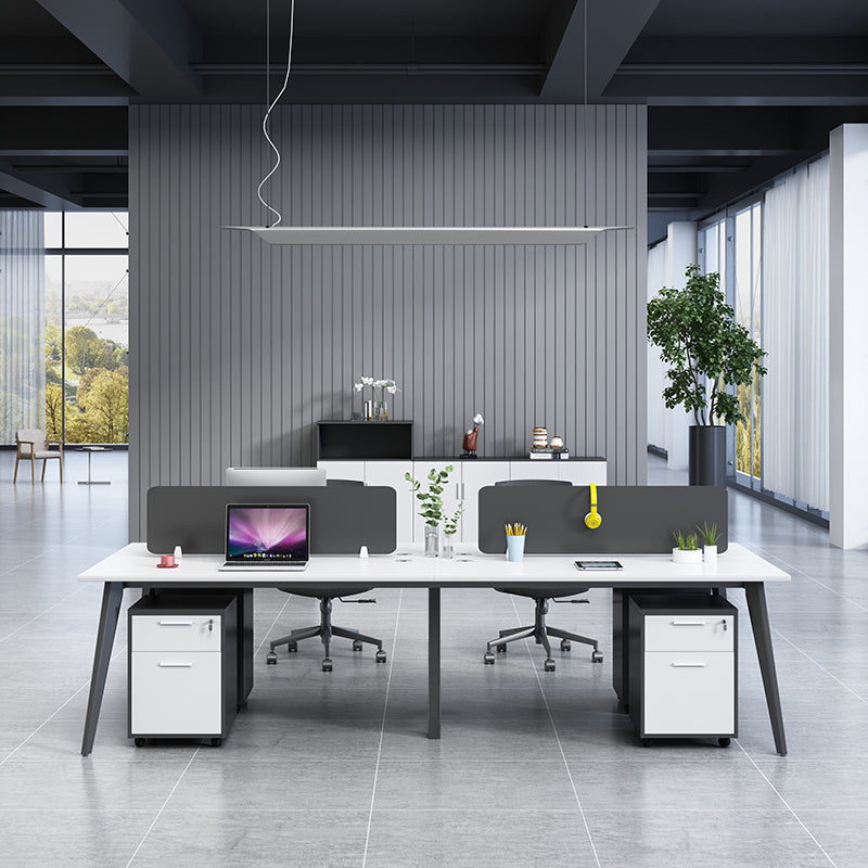 オフィスデスク・事務机|シンプル 清潔感 プライバシー保護