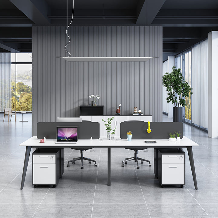 オフィスデスク・事務机|シンプル 清潔感 プライバシー保護