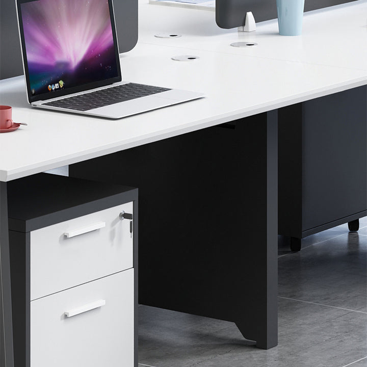 オフィスデスク・事務机|シンプル 清潔感 プライバシー保護