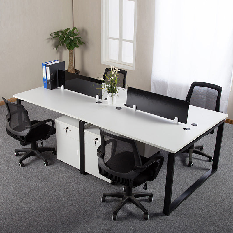 オフィスデスク・事務机|シンプル ナチュラル 大収納スペース