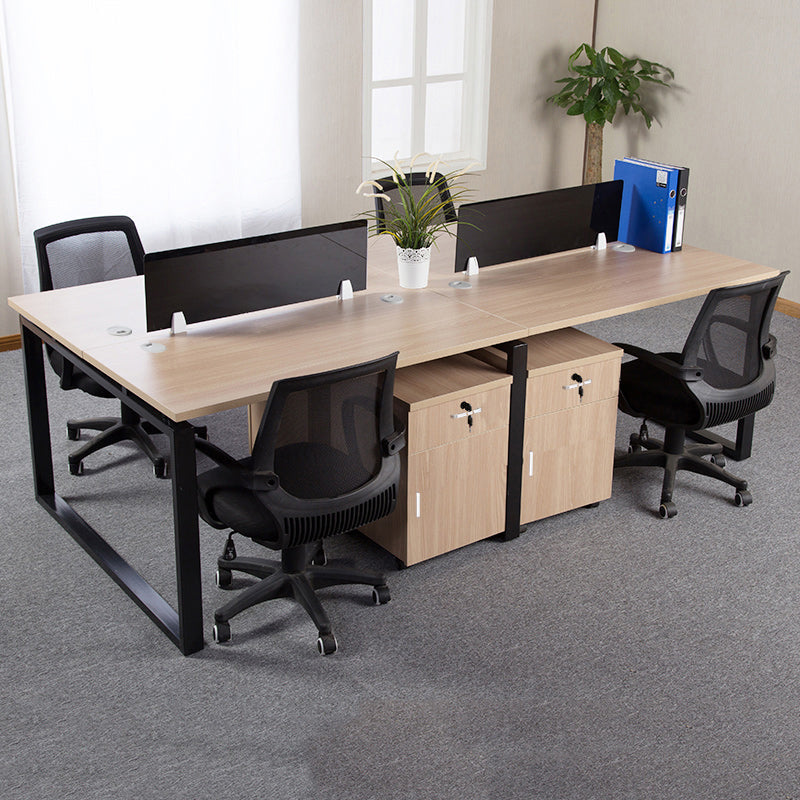 オフィスデスク・事務机|シンプル ナチュラル 大収納スペース