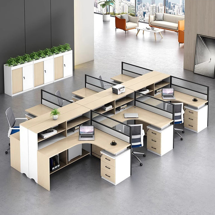 オフィスデスク・事務机|シンプルエレガンス ナチュラル感