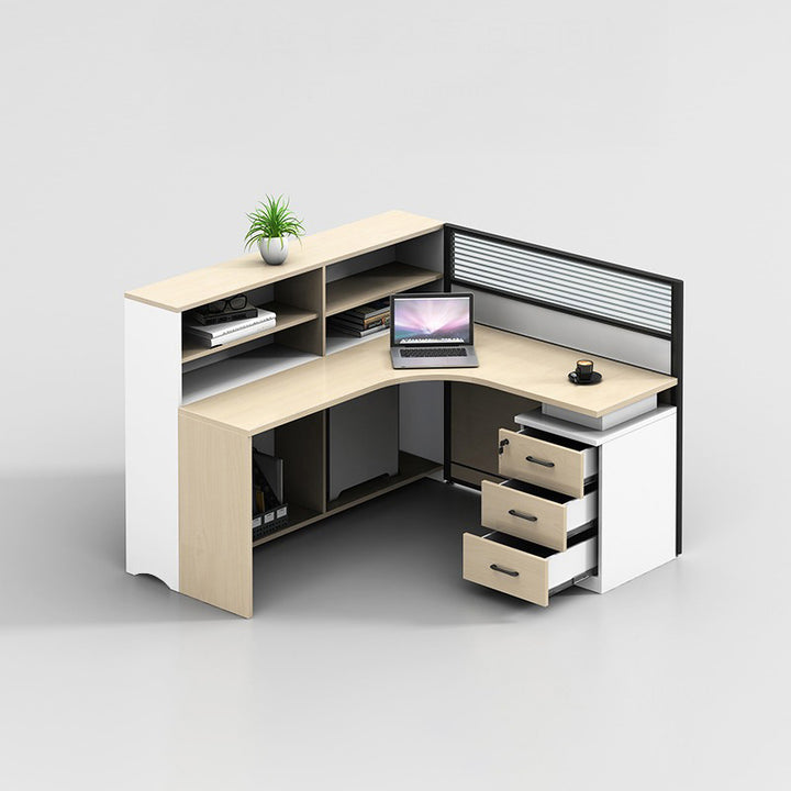 オフィスデスク・事務机|シンプルエレガンス ナチュラル感