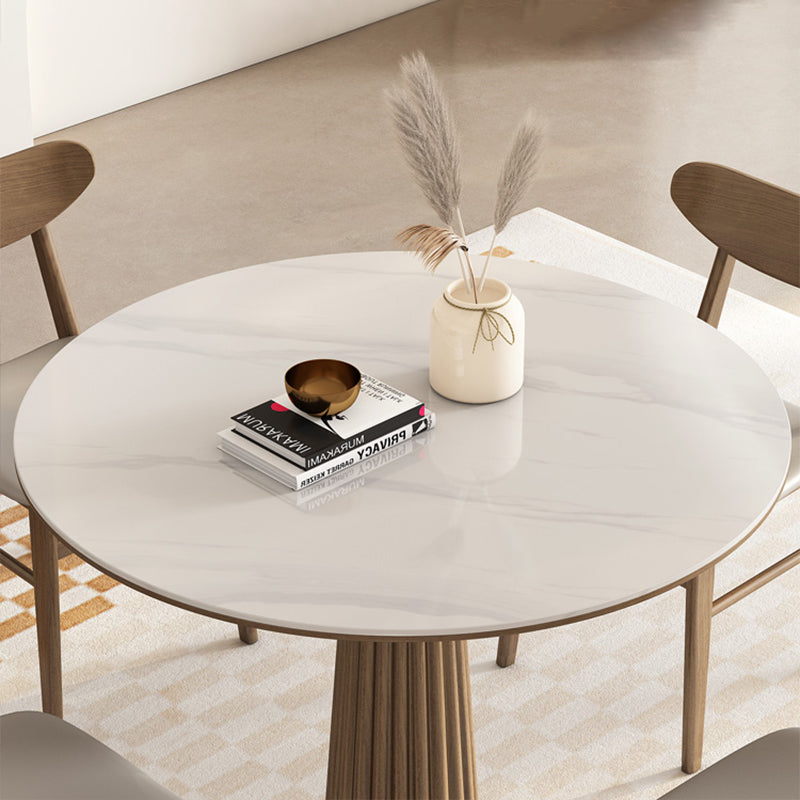 ラウンドコンソールテーブル｜円型テーブル  木製 インテリア チェア セット