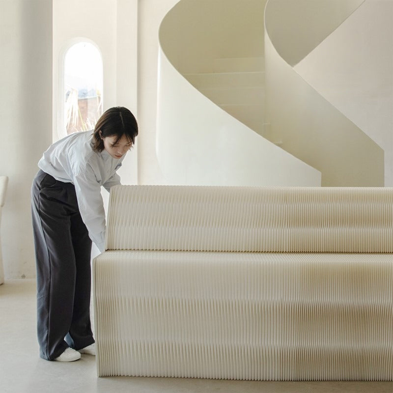 展示台｜クラフト紙 デクステリティ 化粧品 バッグ陳列