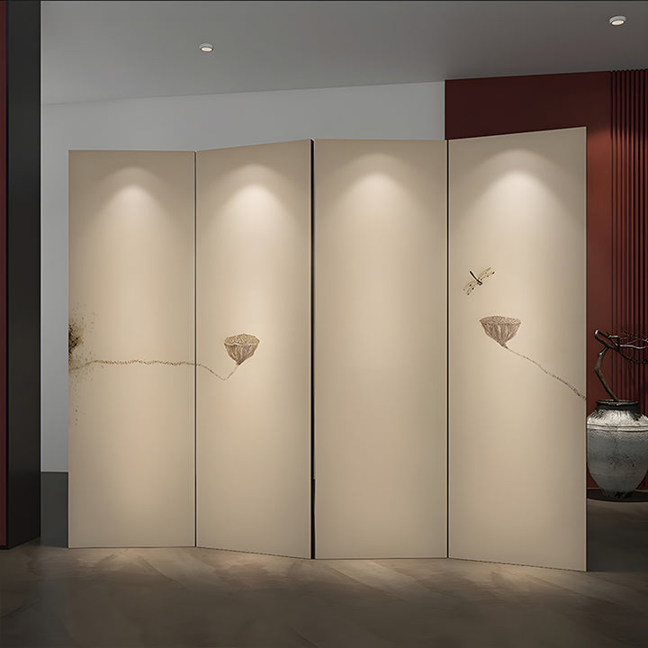 パーテーション｜油絵キャンバス レトロ 折り畳み式