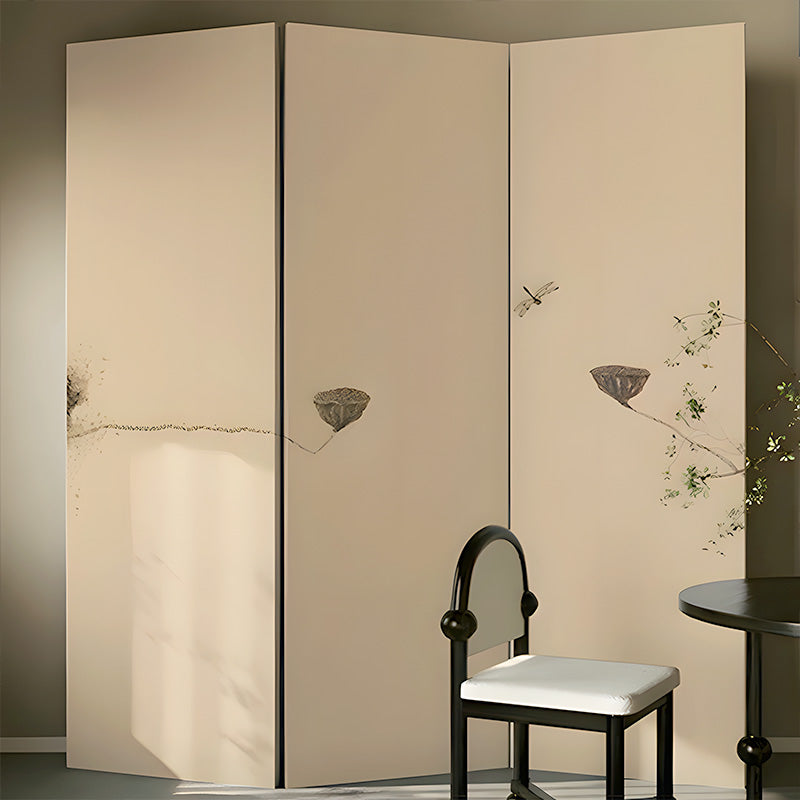 パーテーション｜油絵キャンバス レトロ 折り畳み式