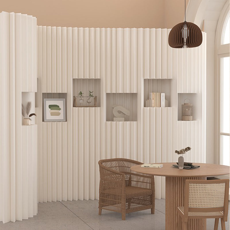 パーテーション｜クラフト紙 収納機能付き ナチュラル