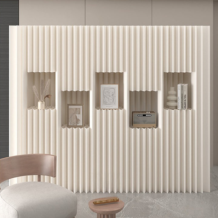 パーテーション｜クラフト紙 収納機能付き ナチュラル