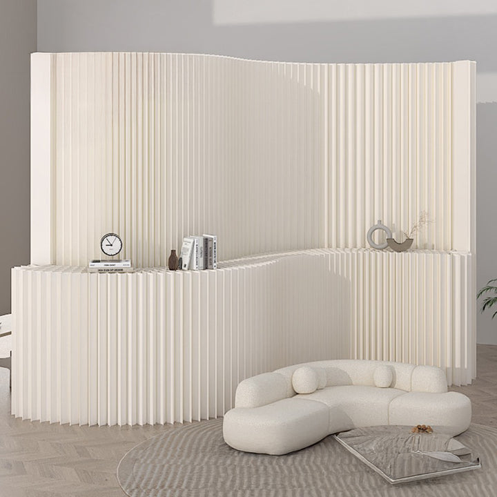 パーテーション｜クラフト紙 プリーツ