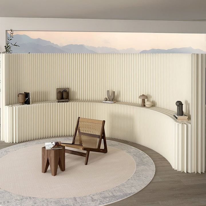 パーテーション｜クラフト紙 プリーツ