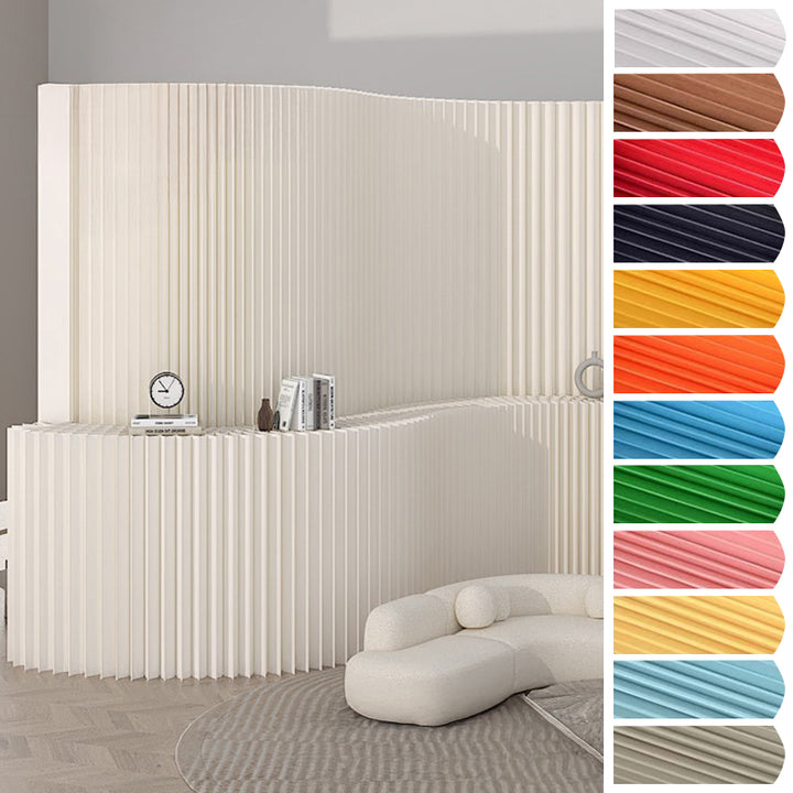 パーテーション｜クラフト紙 プリーツ