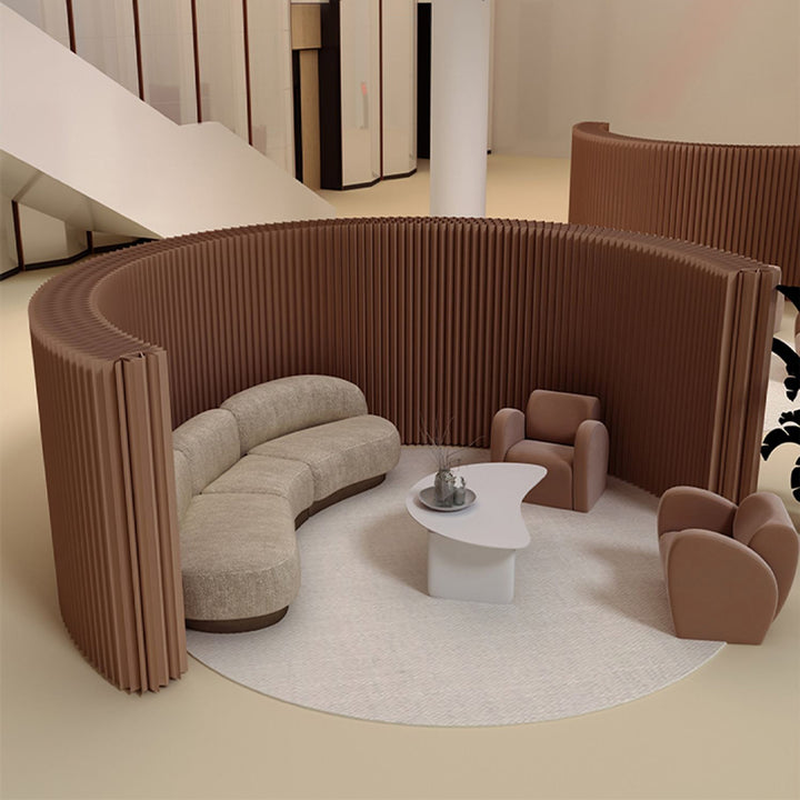 パーテーション｜クラフト紙 ゾーニング