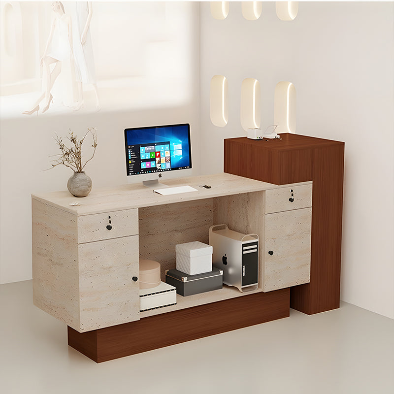 受付台｜エレガントな直線デザイン 機能性