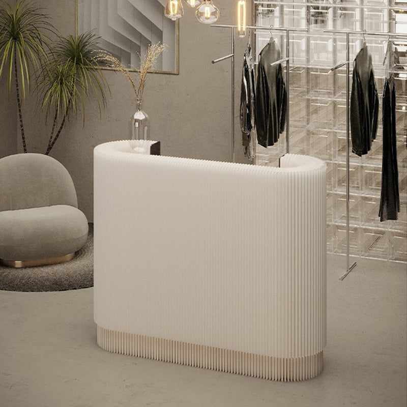 OFFINEO公式 | レジカウンター クラフト紙 モダン小型受付カウンター