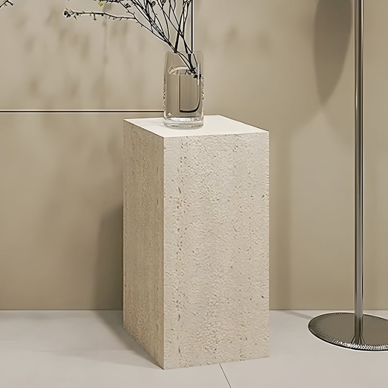 サイドテーブル｜トラバーチン模様 スタイリッシュ 高級感