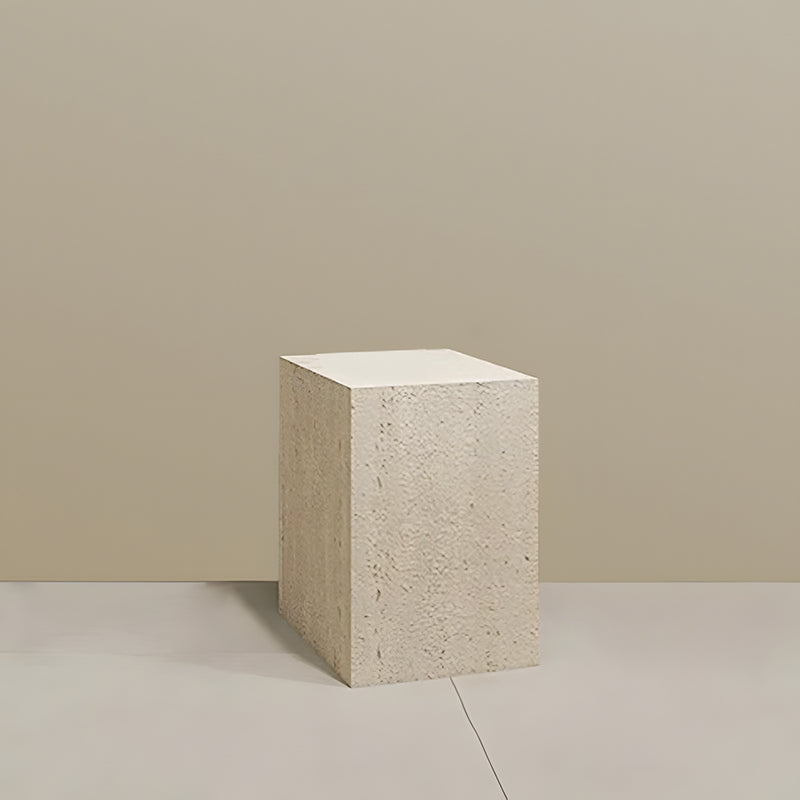 サイドテーブル｜トラバーチン模様 スタイリッシュ 高級感
