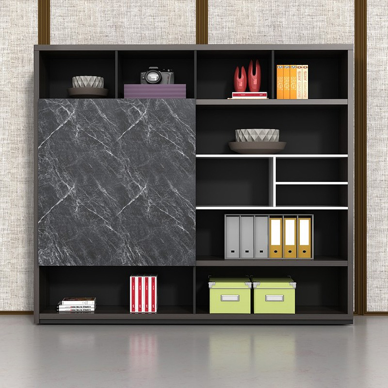 壁面収納｜石調モダン スライド収納