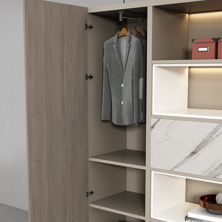 壁面収納｜洗練されたリズム 収納力抜群