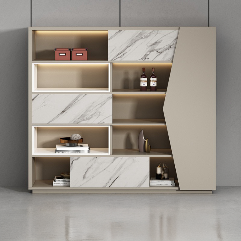 壁面収納｜洗練されたリズム 収納力抜群