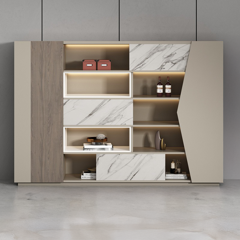 壁面収納｜洗練されたリズム 収納力抜群