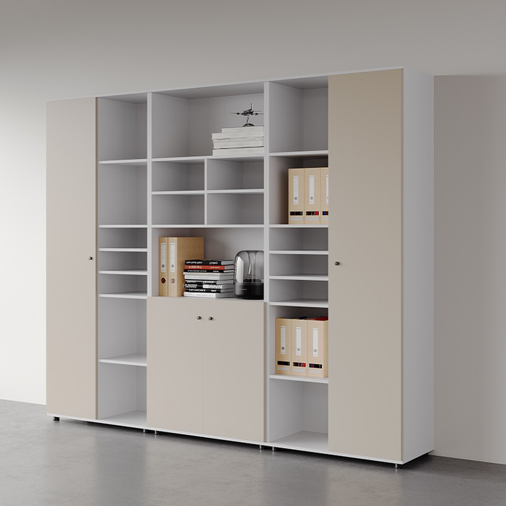 壁面収納｜直線デザイン モダン 安定感